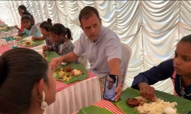 ഈസ്റ്റർ ദിനത്തില്‍ രാഹുലിന്‍റെ ഉച്ചഭക്ഷണം ചിൽഡ്രൻസ് ഹോമിലെ കുട്ടികൾക്കൊപ്പം ; വീഡിയോ കോളില്‍ സംവദിച്ച് പ്രിയങ്കയും