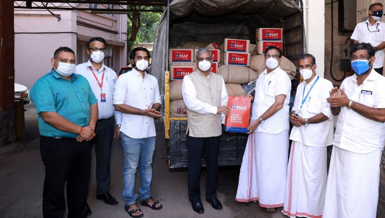 തൃശൂർ കോർപറേഷന് സഹായവുമായി ഇസാഫ് ബാങ്ക്