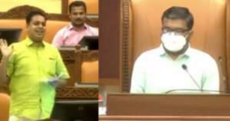 സഭയില് മാസ്ക് ധരിക്കാതെ ഷംസീർ ; ശാസിച്ച് സ്പീക്കർ #ANShamseer #MBRajesh
